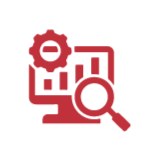 Ilustração representando análise de vulnerabilidade, com ícones relacionados à cibersegurança 2.